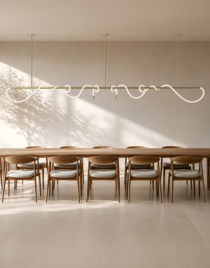 Linear Pendant Light extra long