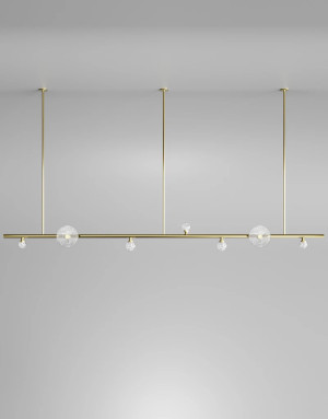 CJ Linear Pendant light for kitchen island, dining table, bar